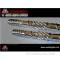 tornillo con cabezal mezclador (mezclador) o barrera para fundir / BM y barril (cilindro) para máquina de inyección o extrusión zhoushan manufactu